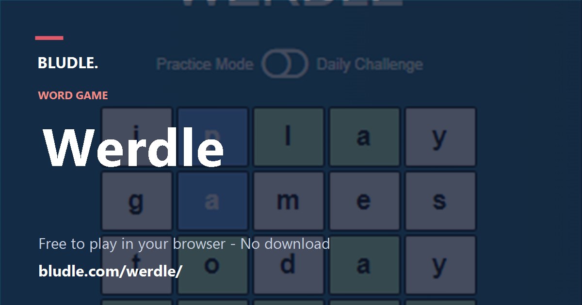 Werdle cover